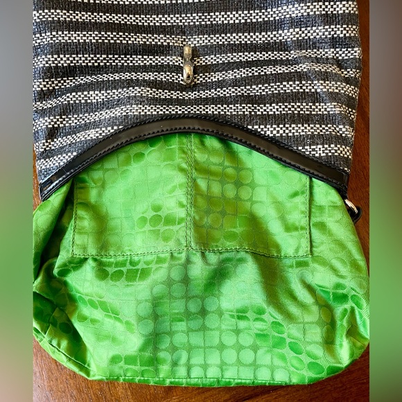 Vintage Kate Spade Y2K Striped Hobo Shoulder Bag - Picture 3 of 11